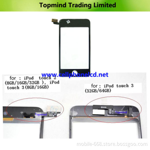 Digitizer Touch Screen for Apple iPod Touch 2